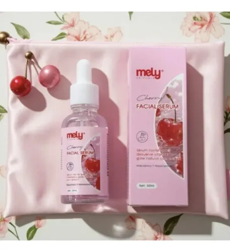 Kit Skincare Mely Cherry Serum + 10 Parches + Loción Body
