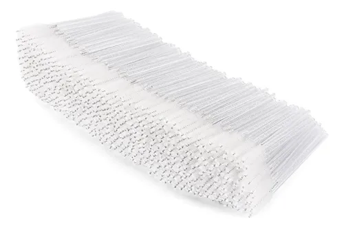 Varitas Desechables Para Rímel, 500 Uds, Cepillos De Cristal White 500pcs