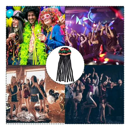 Gorros Rastas For Hombre,peluca De Rastas | Gorro De Fiesta