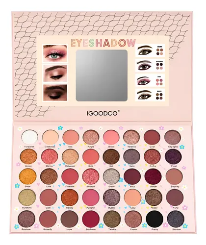 Paleta Sombras De Ojos 40 Colores Eyeshadow Igoodco