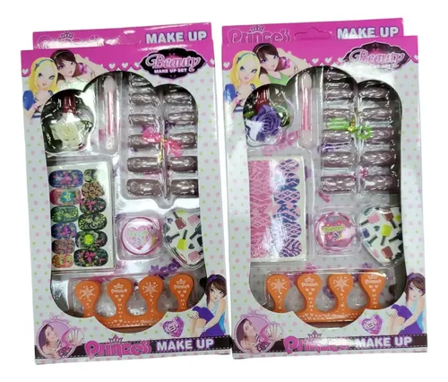 Juego Set De Uñas Para Nena Princess Make Up Beauty