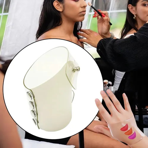 Guante Para Paleta De Maquillaje, Accesorio Blanco