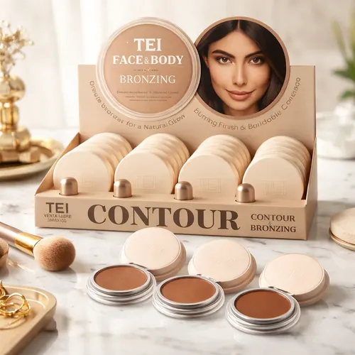 Contorno En Crema Bronzer Natural Glow Para El Rostro Tei