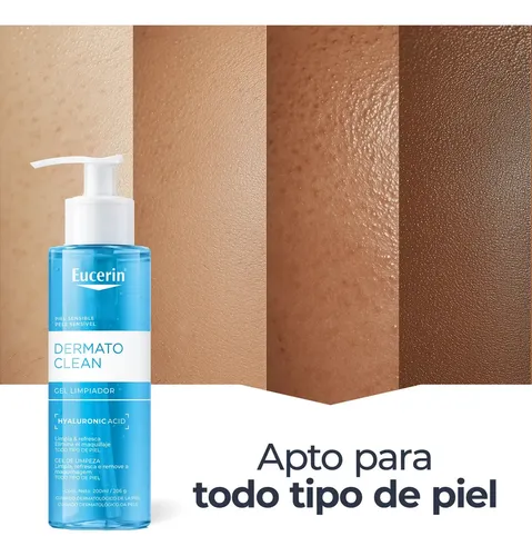 Eucerin Dermatoclean Gel Limpiador Facial X200 Ml