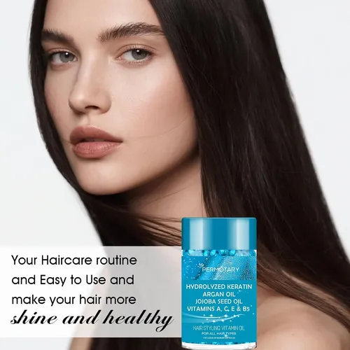 Aceite Capilar Adofect, 100 Cápsulas, Sérum Para Cabello Enc
