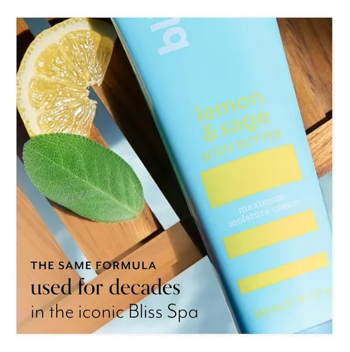 Manteca Corporal Bliss Limón Y Salvia – Crema Máxima Hidrata