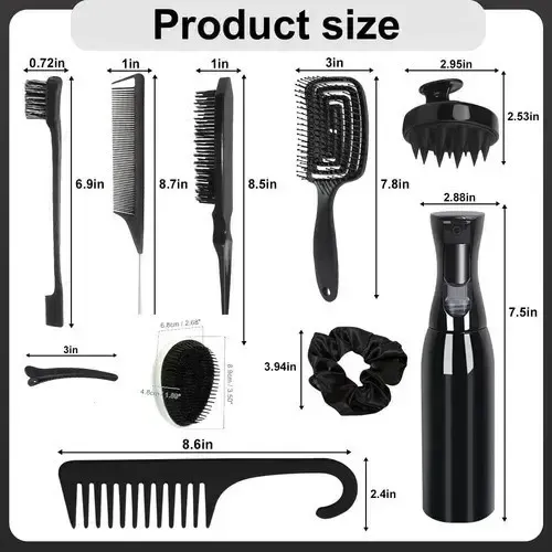 Set Peluquería Multiuso Para Mujeres Todo Tipo De Cabello