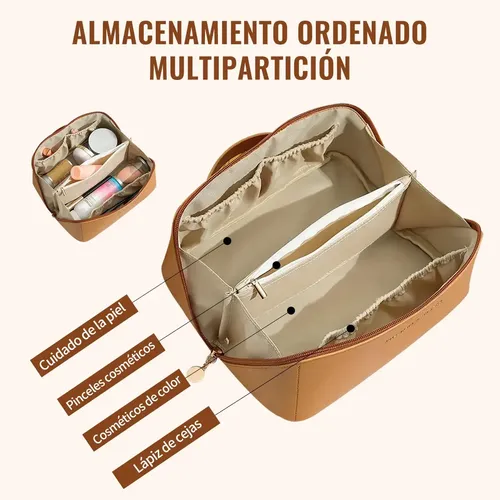 Neceser Maquillaje Multicompartimentos Gran Capacidad Viajes