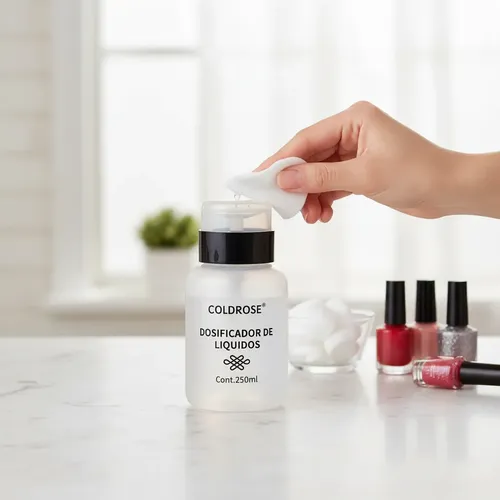 Dosificador De Liquidos De 250ml  A Presion Para Manicurista