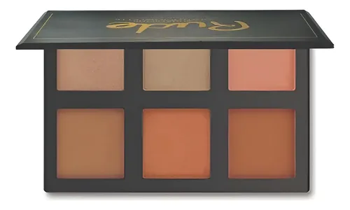 Paleta De Contorno Rubores E Iluminadores Fearless Face Rude