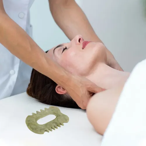 1 Pieza Tabla Gua Sha Natural Para Masajes Facial