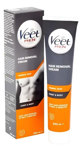 Crema Depilatoria Veet For Men Pieles Normales X 200 Ml