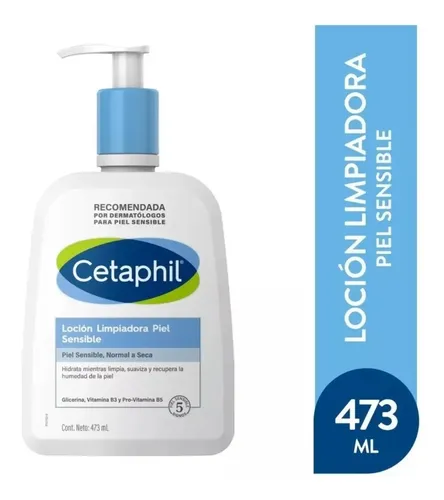 Cetaphil Loción Limpiadora Para Piel Sensible 473ml Promo