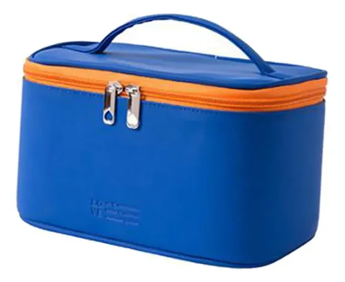 Neceser De Maquillaje Resistente Al Agua, Neceser Azul Ha