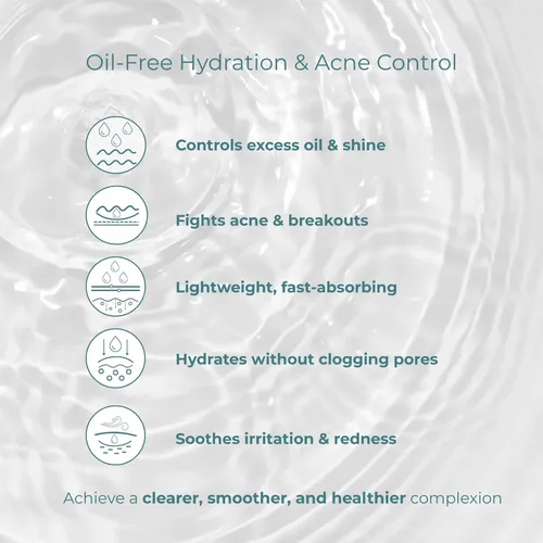 Moisturizing Gel Cream, Acne Treatment For Oily &