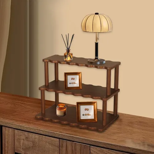 Organizador De Maquillaje Para Escritorio, Elegante, De Tres