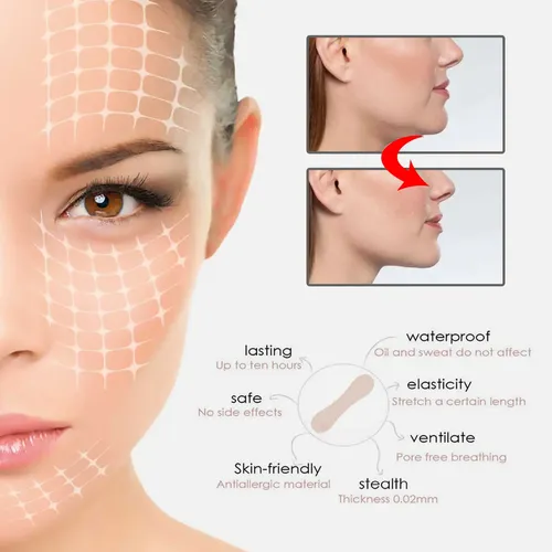 Parche De Estiramiento Facial De Melón En Forma De V, Parche