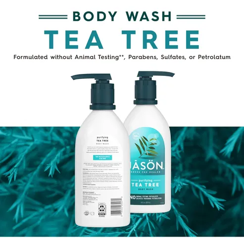 Jabón Corporal Purificante Jason Tea Tree 900 Ml Con Vitamin
