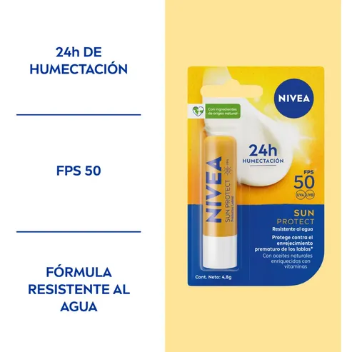 Protector Solar Labial Humectante Nivea Sun Protect Fps 50