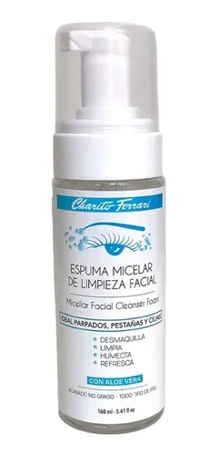 Espuma Micelar De Limpieza Facial 160 Ml | Charito Ferrari