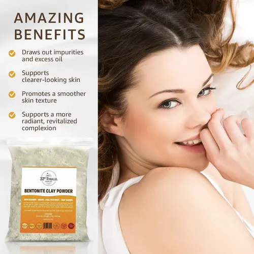 Arcilla Bentonita Orgánica Natural Para Mascarillas Y Jabon