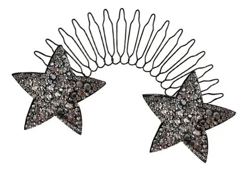 4 Herramienta De Peinado De Diamantes De Imitación Negro