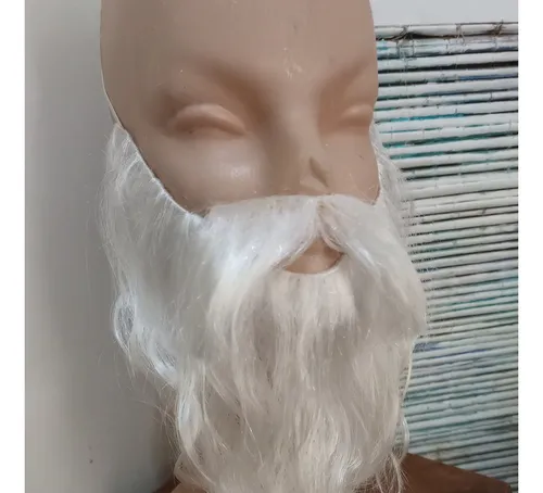 Barba Corta Blanca Disfraz No Peluca By La Parti Wigs!