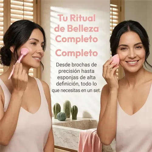 Brochas Maquillaje Profesional Y Herramientas Cosméticas 46p