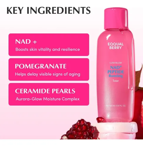 M/h Tónico Facial Eequal Berry Nad+ Peptide Boosting 150ml