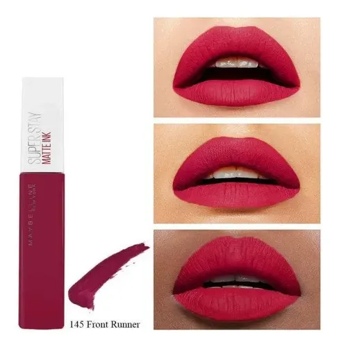 Labial Maybelline Matte Ink Super Stay color front runner