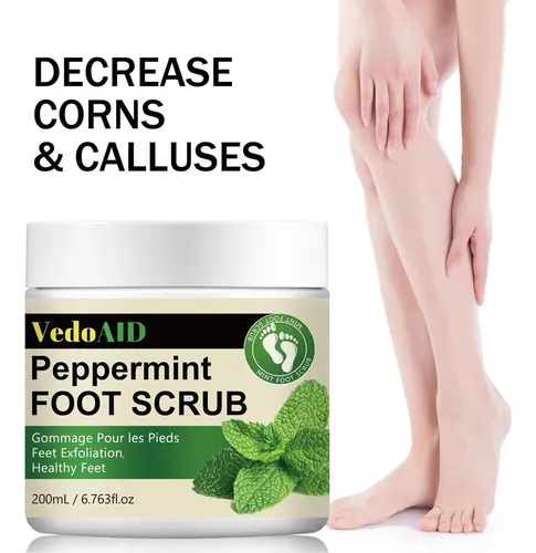 Exfoliante De Pies De Menta Vedoaid 200ml