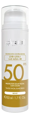 Protector Solar Facial Idraet 50 Fps Con Color Bronze