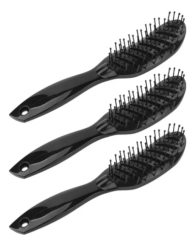 Cepillo Curvo For El Cabello De Hombre Con 9 Filas, 3 &tz
