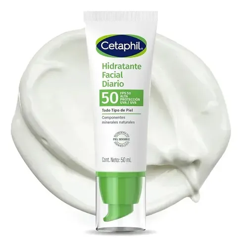 Cetaphil Hidratante Facial Diario Con FPS50 x 50 Ml