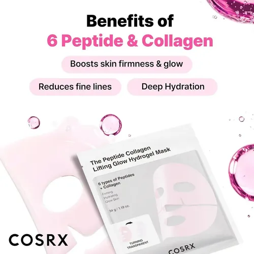 Máscara Facial Hidrogel Cosrx Colágeno Peptídico 3