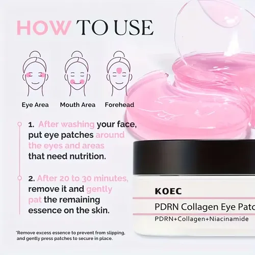 Parches Ojos Pdrn Colágeno Koec Kbeauty Anti Edad Hidratante