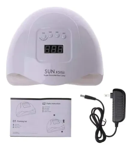 Cabina Para Uñas 36leds 80w C/ Display Sun Uv 5x Plus
