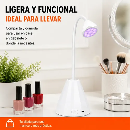 Velador Cabina Uv/led 27w Secador Uñas Esculpidas Gelificada