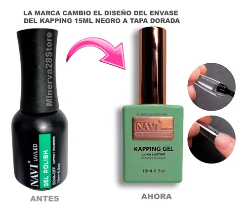 Kit/set 50 Tips Soft Gel Paris Night / Kapping Gel Navi 15ml