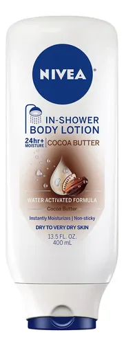 Loción Corporal Nivea En Ducha con Manteca de Cacao para Piel Seca