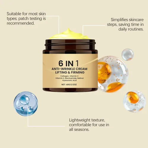 Crema Facial Hidratante Seis En Uno