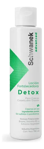 Loción Detox Cabellos Grasos Schwanek Seborrea Control Caída Tratamiento Capilar Reparacion Extrema Previniendo La Caída Del Cabello Y Colabora Con Su Crecimiento