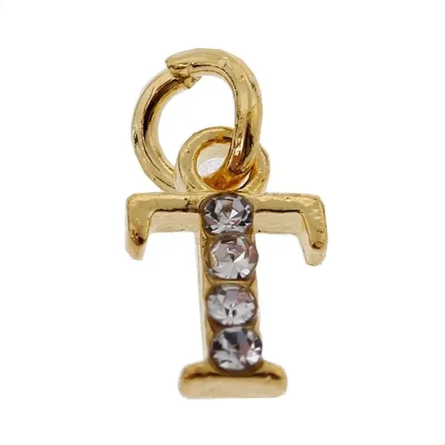 Piercing Colgante Con Forma De Letra De Aleación Para Uñas