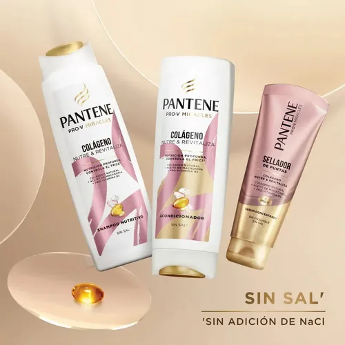 Sellador de Puntas Pantene Pro-V Miracles Colágeno Nutre & Revitaliza Serum Concentrado 90 ml