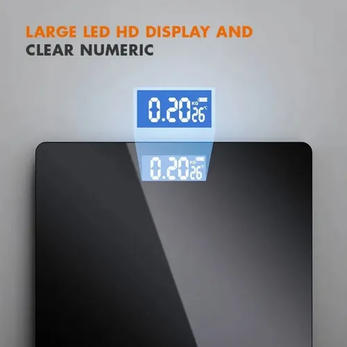 Bascula Digital Personal Inteligente Usb Recargable 180 Kg