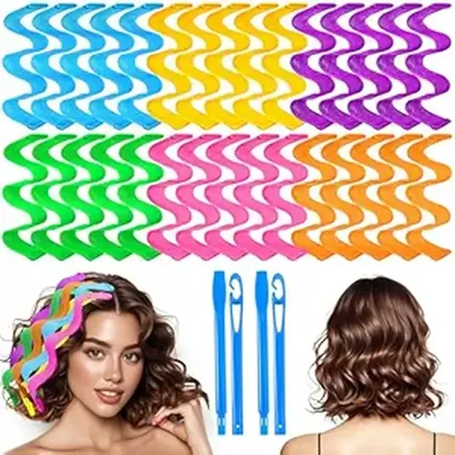 Rulos Sin Calor Yevyo 30 Piezas 25cm Kit Ondas Cabello