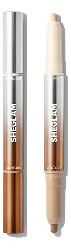Bolígrafo Contour Sheglam 2 En 1, Impermeable, Color Ámbar