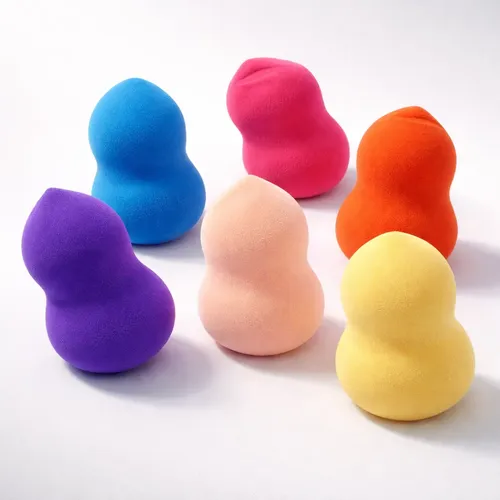 Set 6 Esponjas Gota Latex Para Maquillaje Hongo Blender