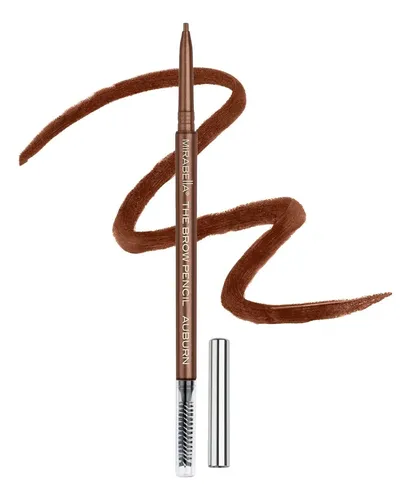 Lápiz De Cejas Mirabella Ultra Fino Resistente Agua Auburn
