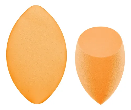 Esponja Y Polvo Para Mezclar Maquillaje Puff Real Techniques